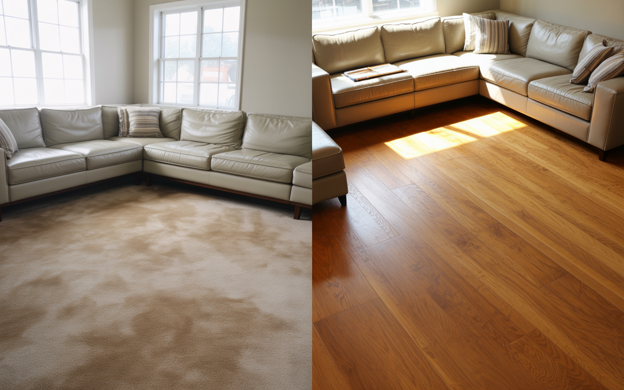 Flooring project by New Shine Construction