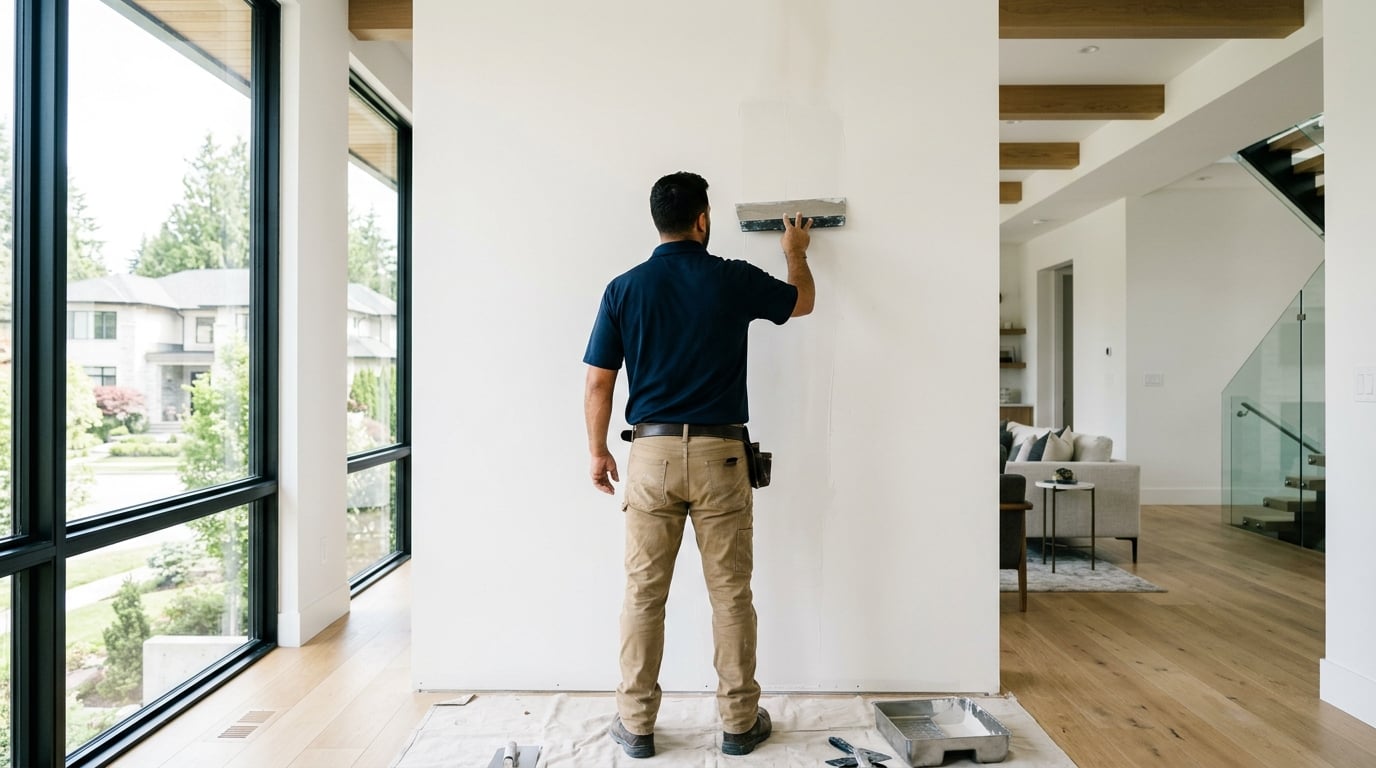 New Shine Construction professional at work